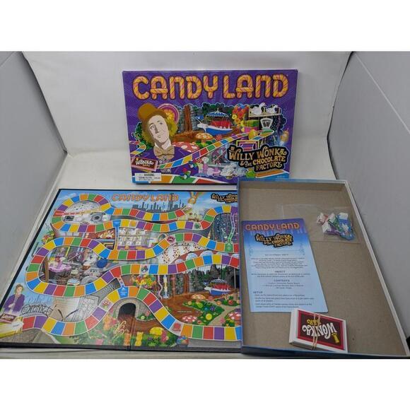 USAopoly Other - Candy Land Willy Wonka and the Chocolate Factory Board Game